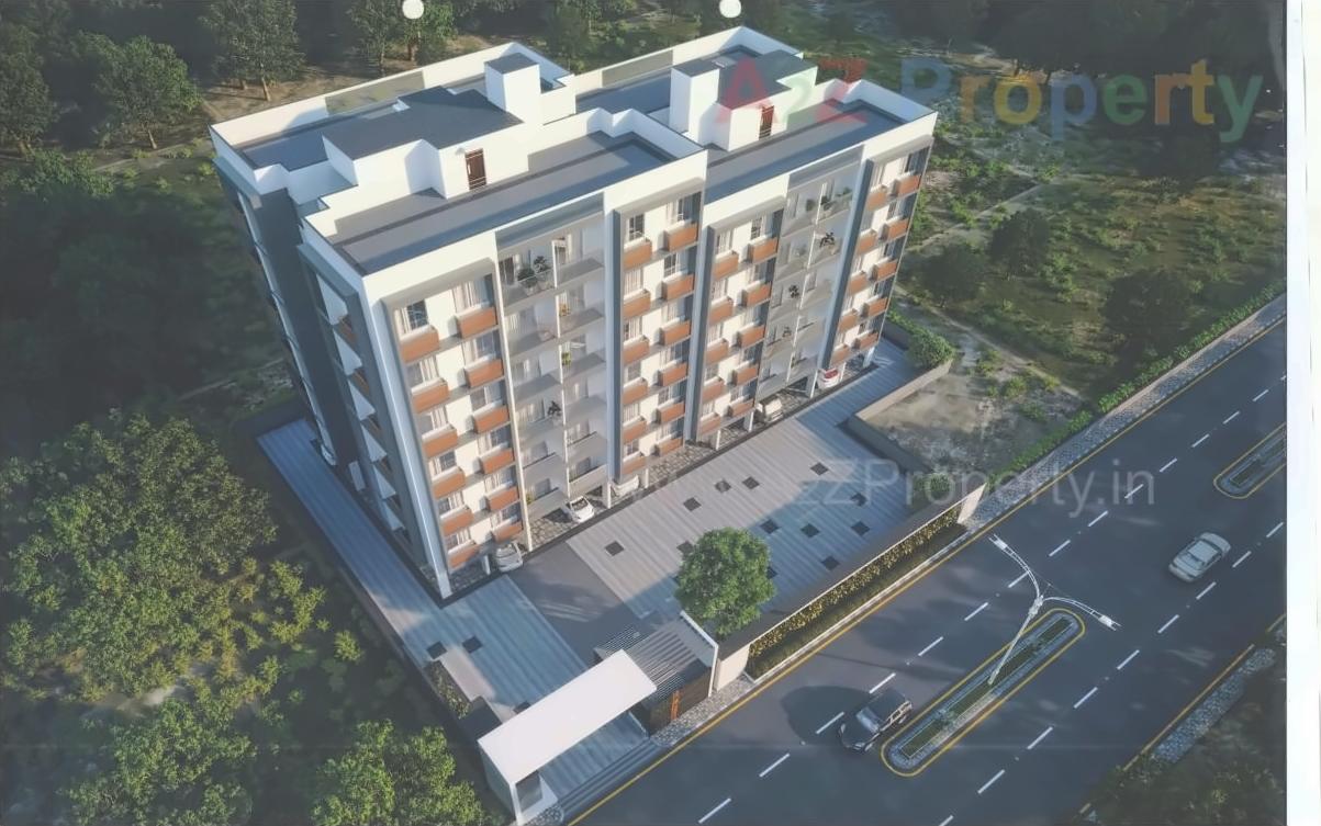 3D Elevation of real estate project Nanddeep Residency located at Singarva, Ahmedabad, Gujarat