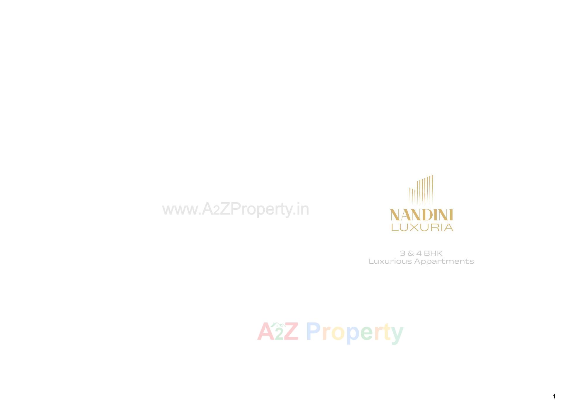  of real estate project Nandini Luxuria located at Paldi, Ahmedabad, Gujarat