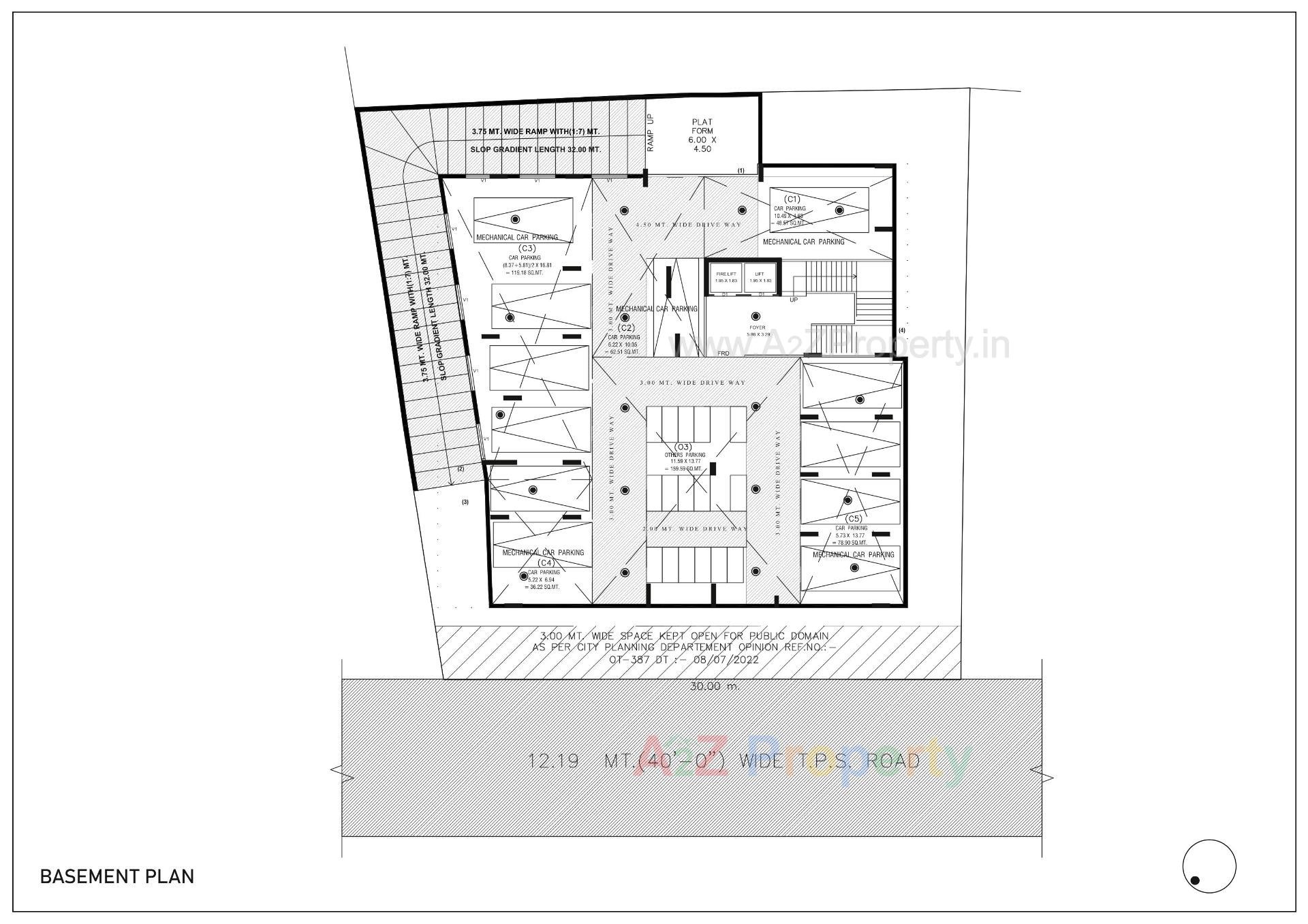 Layout of real estate project Nandini Solitaire located at Chhadavad, Ahmedabad, Gujarat