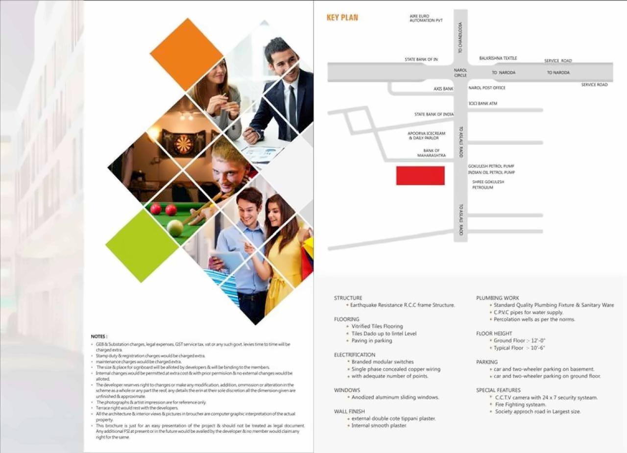  of real estate project Narayan Arcade located at Narol, Ahmedabad, Gujarat