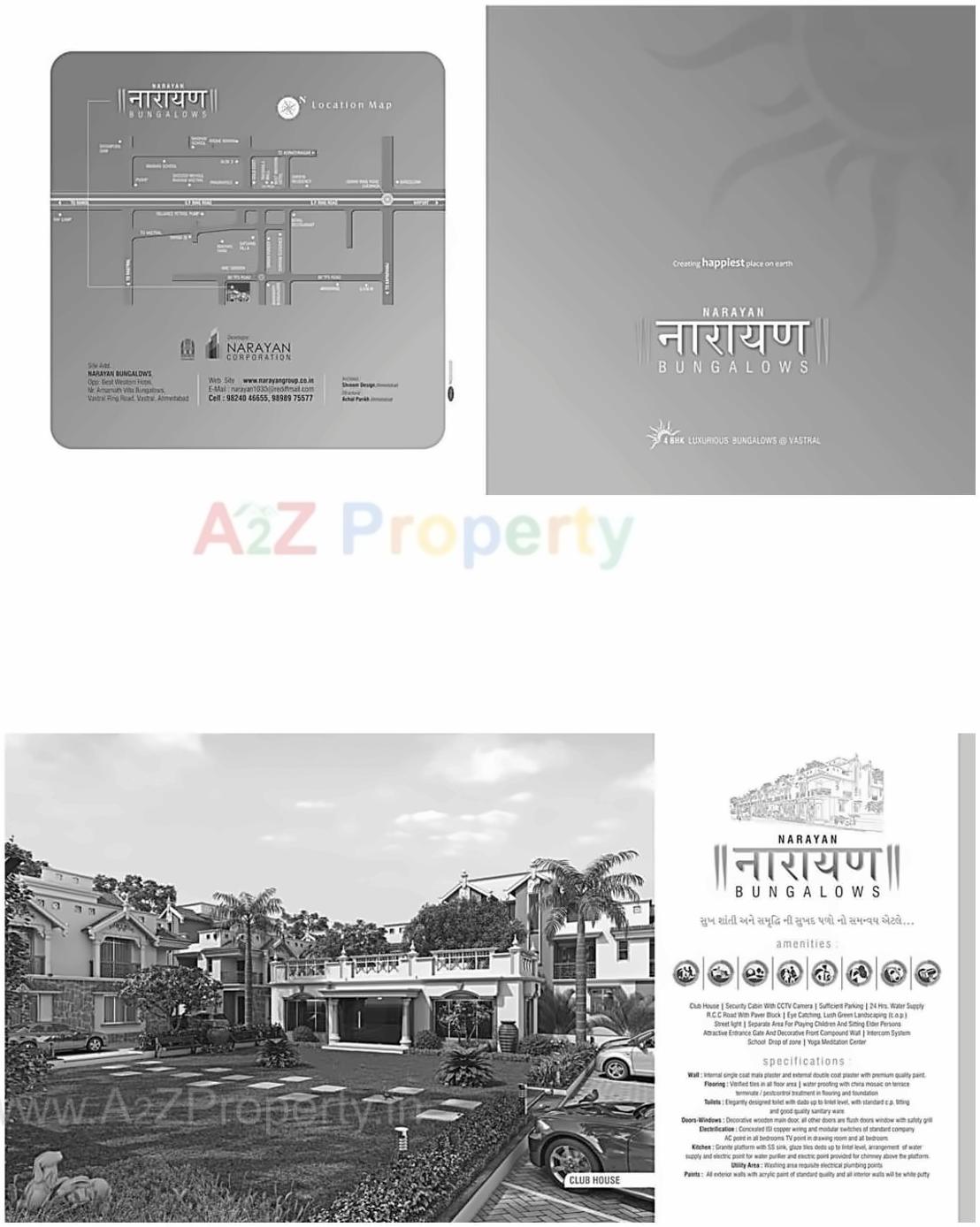  of real estate project Narayan Bunglows located at Vastral, Ahmedabad, Gujarat