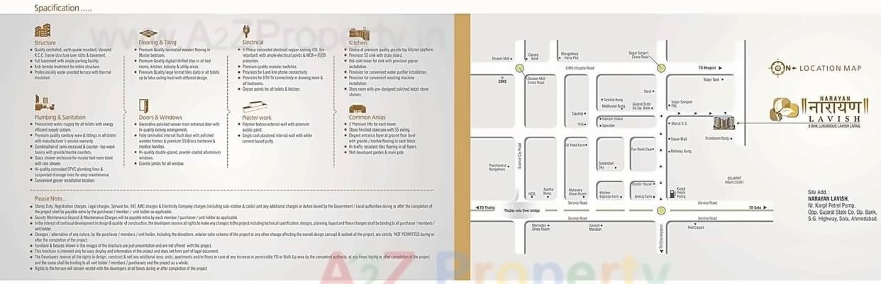  of real estate project Narayan Lavish located at Sola, Ahmedabad, Gujarat