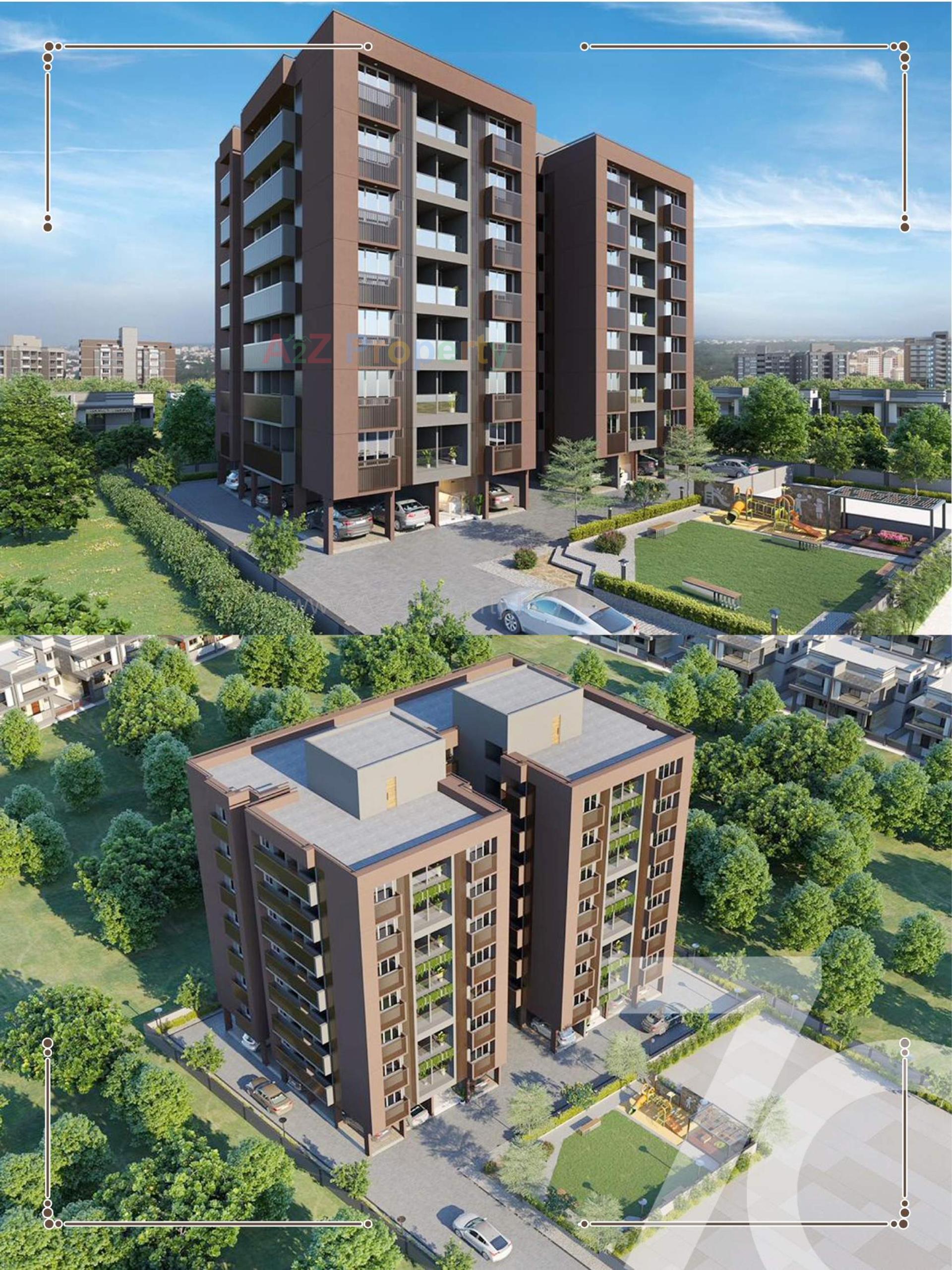 3D Elevation of real estate project Naroda 70 located at Muthiya, Ahmedabad, Gujarat