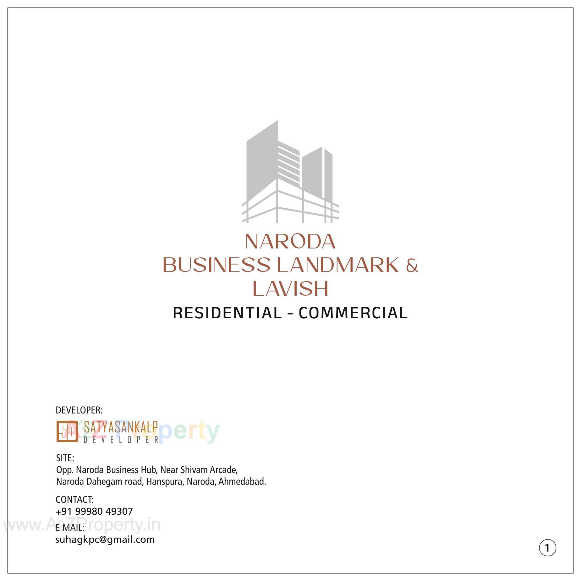  of real estate project Naroda Business Landmark Lavish located at Hanspura, Ahmedabad, Gujarat