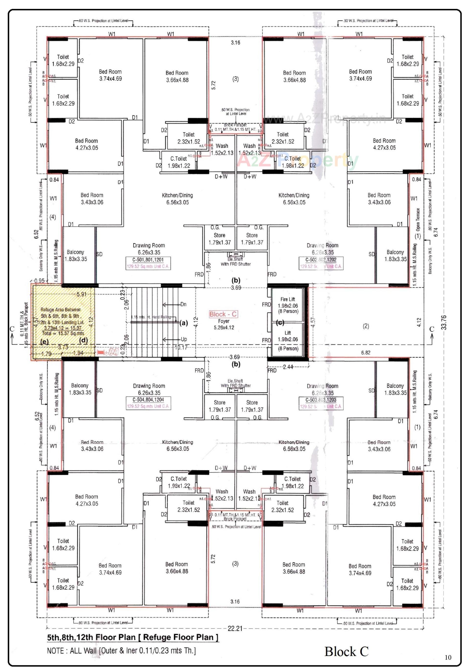Layout of real estate project Naroda Business Landmark Lavish located at Hanspura, Ahmedabad, Gujarat