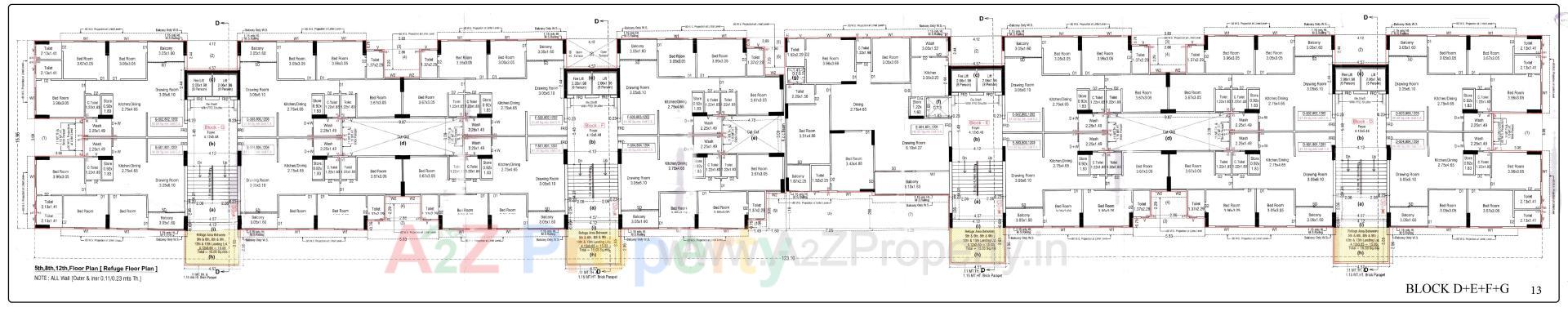 Layout of real estate project Naroda Business Landmark Lavish located at Hanspura, Ahmedabad, Gujarat