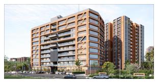 Elevation of real estate project Naroda Business Landmark Lavish located at Hanspura, Ahmedabad, Gujarat