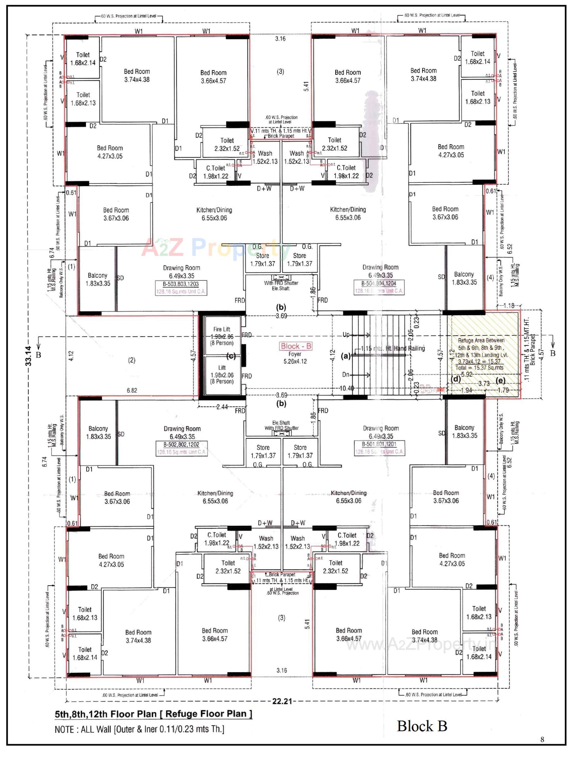 Layout of real estate project Naroda Business Landmark Lavish located at Hanspura, Ahmedabad, Gujarat