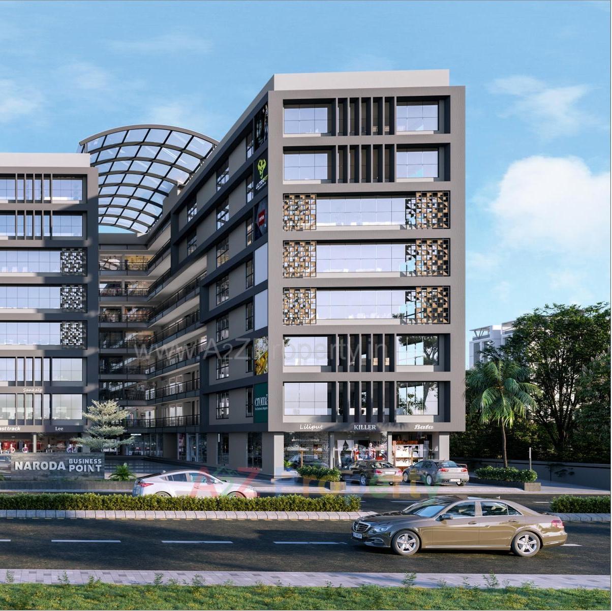 3D Elevation of real estate project Naroda Business Point located at Naroda, Ahmedabad, Gujarat