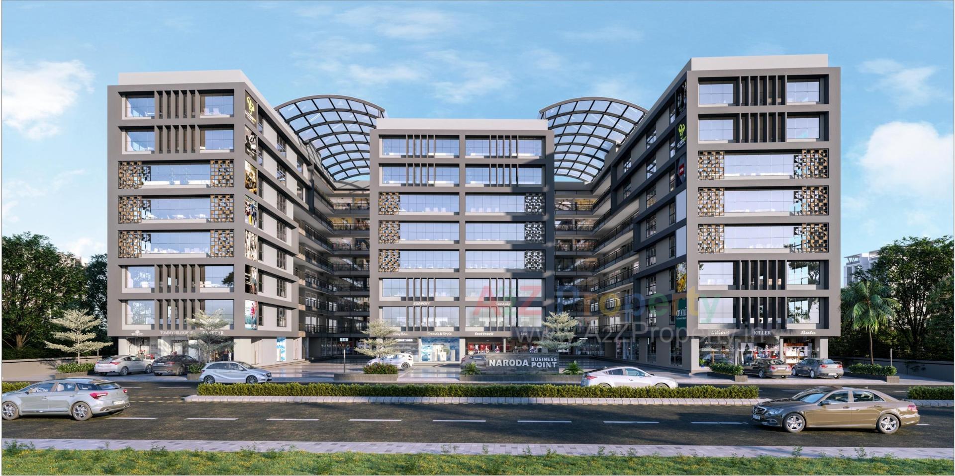 3D Elevation of real estate project Naroda Business Point located at Naroda, Ahmedabad, Gujarat
