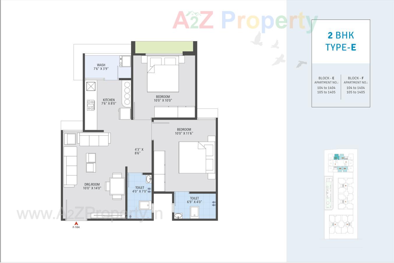 Layout of real estate project Naroda Sky located at Hanspura, Ahmedabad, Gujarat