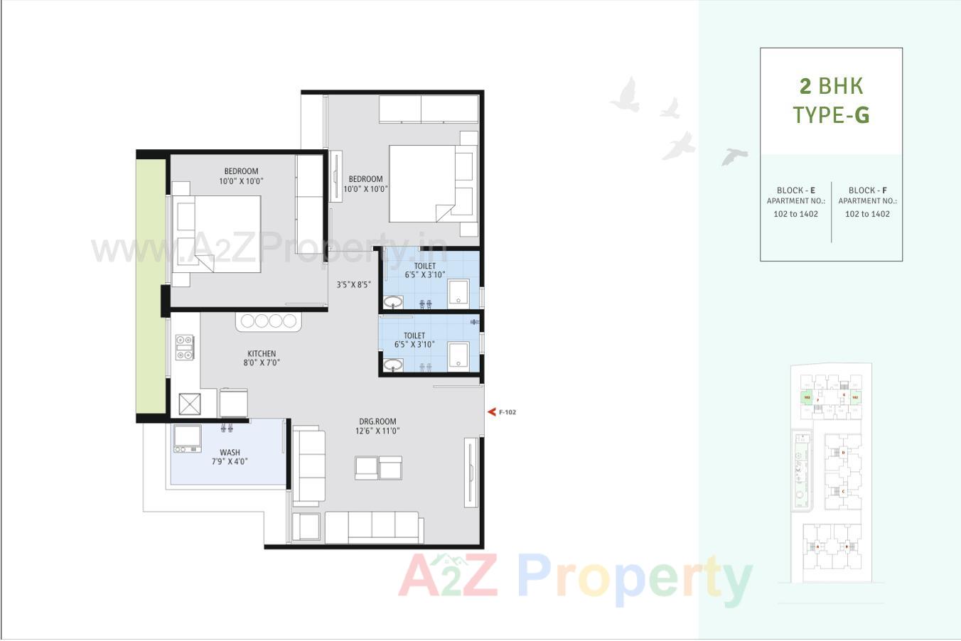 Layout of real estate project Naroda Sky located at Hanspura, Ahmedabad, Gujarat