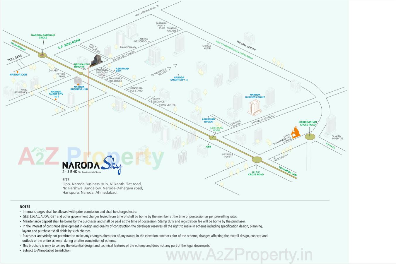  of real estate project Naroda Sky located at Hanspura, Ahmedabad, Gujarat