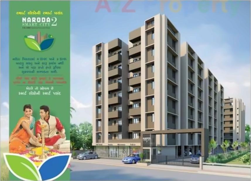3D Elevation of real estate project Naroda Smart City located at Muthia, Ahmedabad, Gujarat