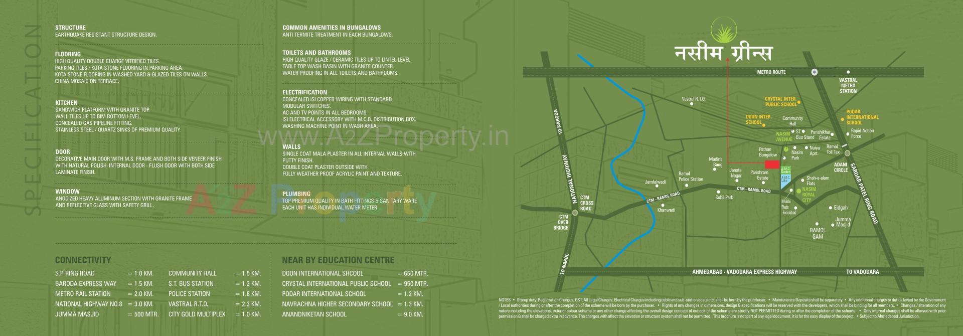  of real estate project Nasim Greens located at Ramol, Ahmedabad, Gujarat