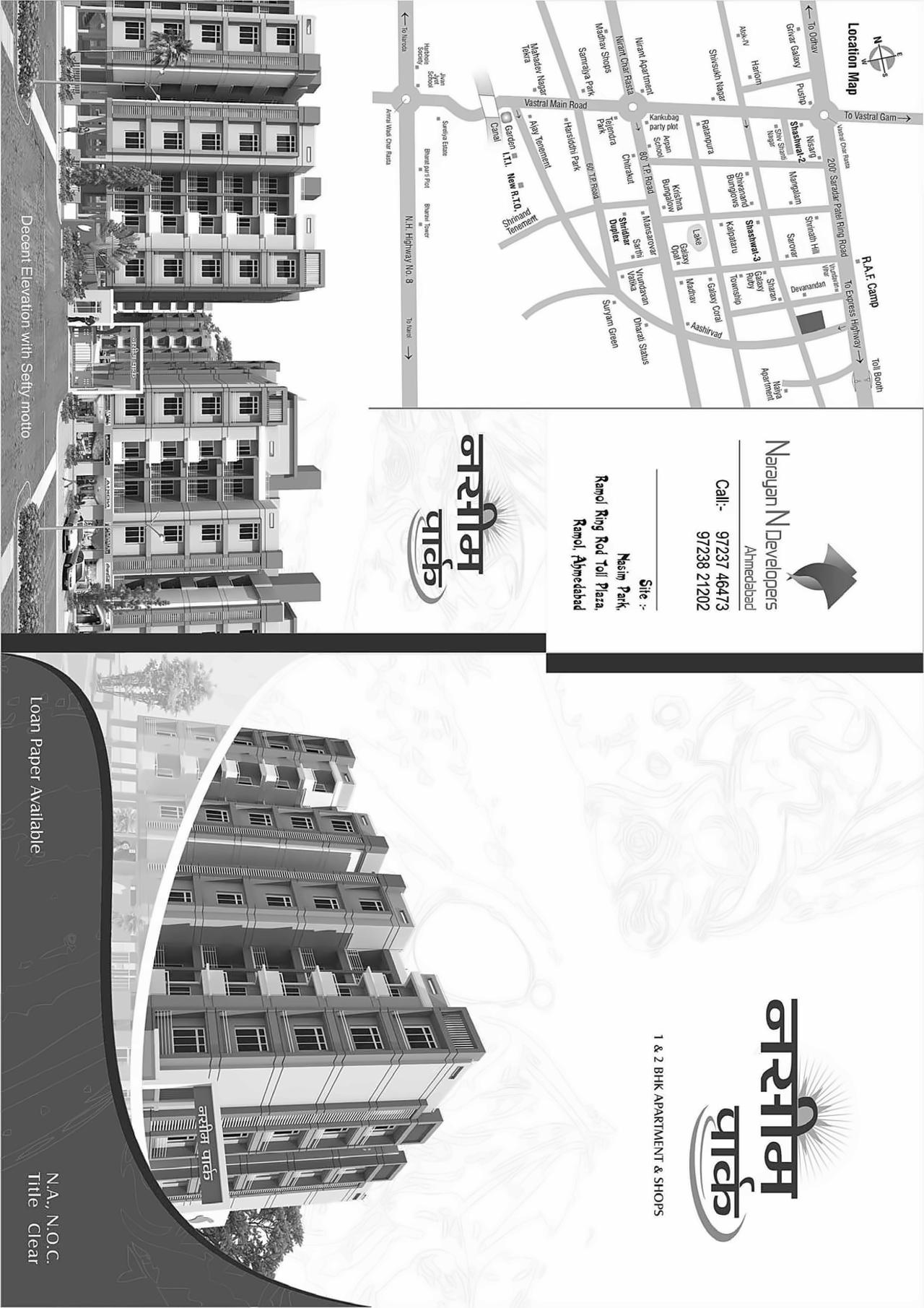  of real estate project Nasim Park located at Ramol, Ahmedabad, Gujarat