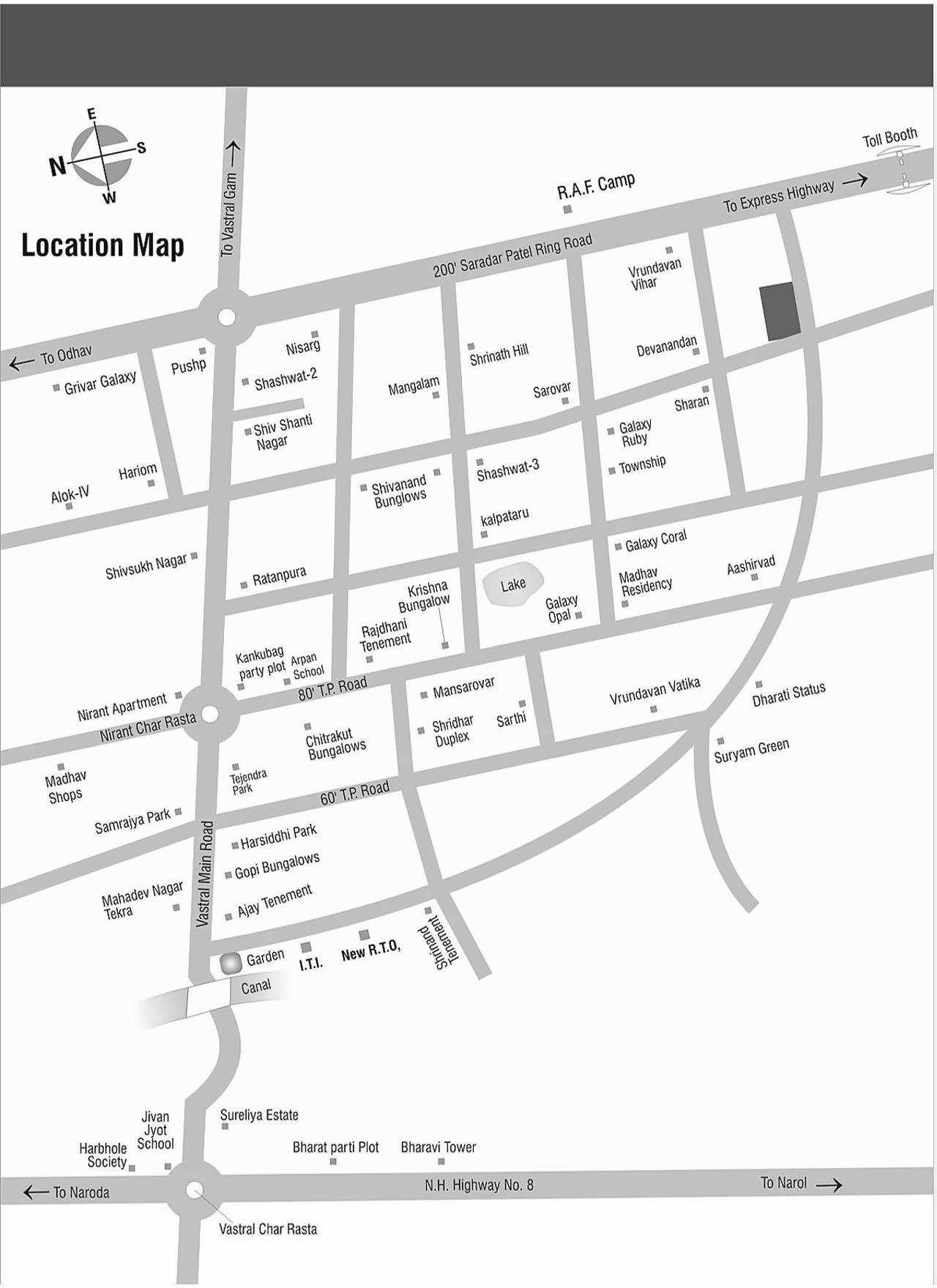  of real estate project Nasim Park located at Ramol, Ahmedabad, Gujarat