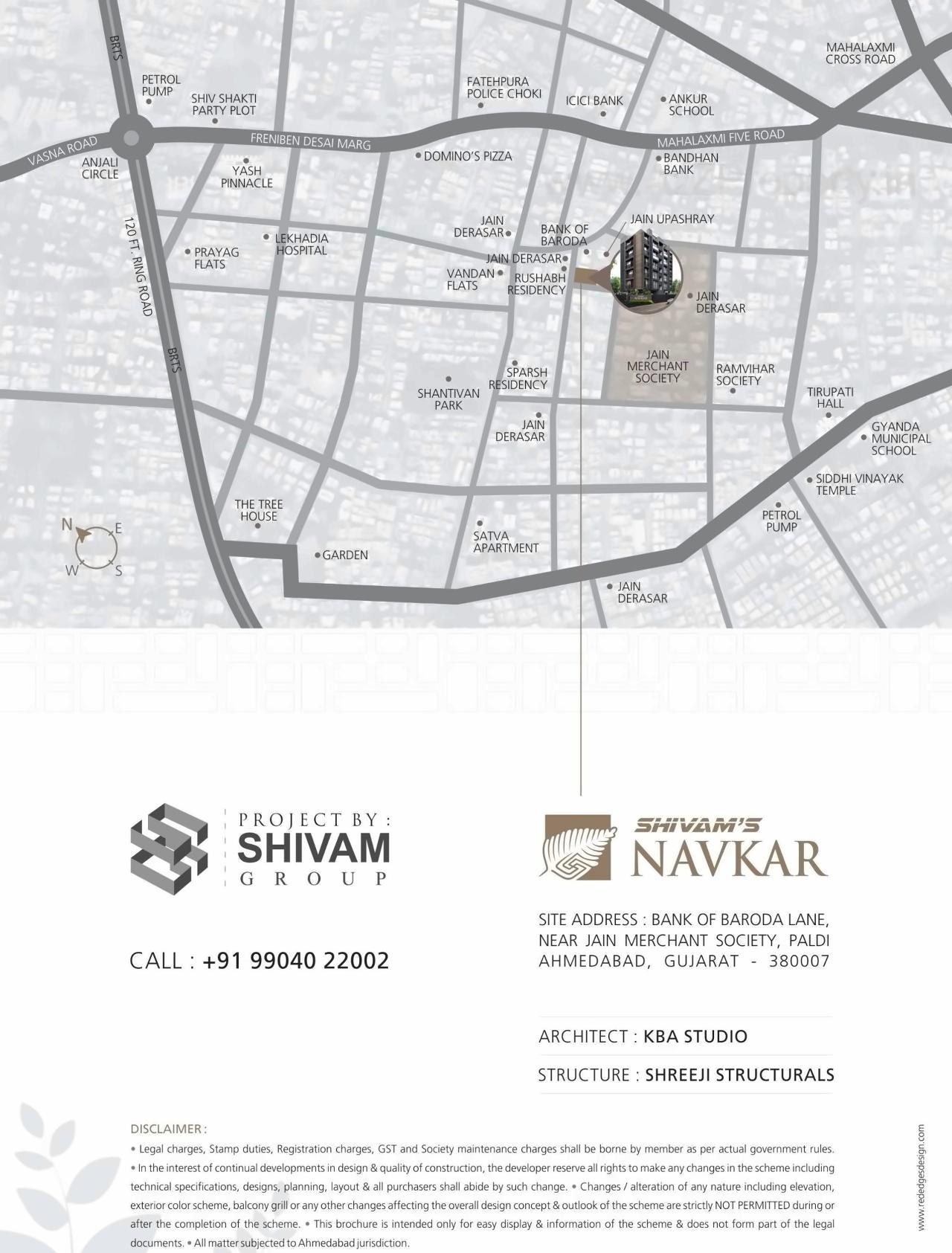  of real estate project Navkar Apartment located at Paldi, Ahmedabad, Gujarat