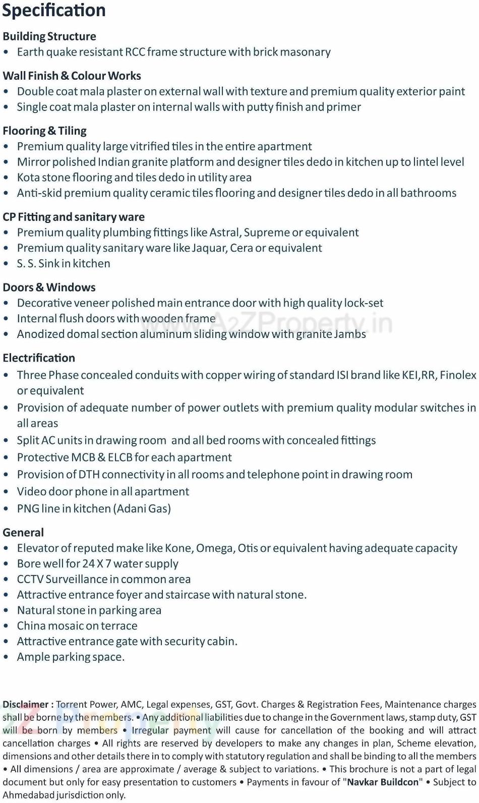 Project Specifications