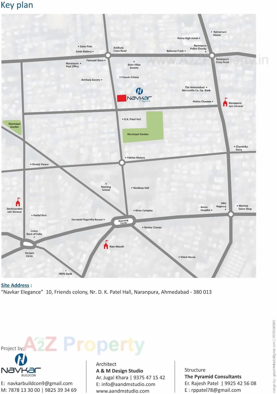  of real estate project Navkar Elegance located at Memnagar, Ahmedabad, Gujarat