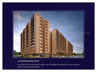 Elevation of real estate project Navkar Heights located at Ognaj, Ahmedabad, Gujarat