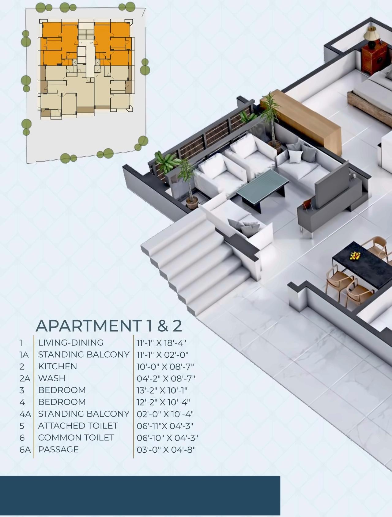 Layout of real estate project Navmangal Flat located at Vasna, Ahmedabad, Gujarat