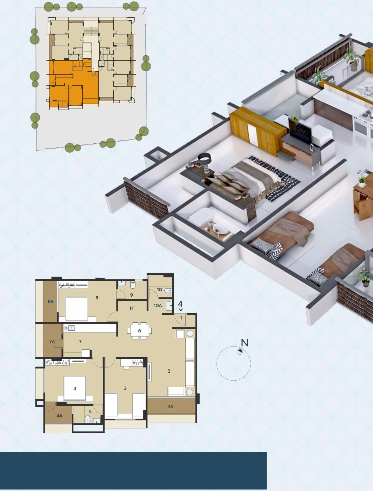 Layout of real estate project Navmangal Flat located at Vasna, Ahmedabad, Gujarat