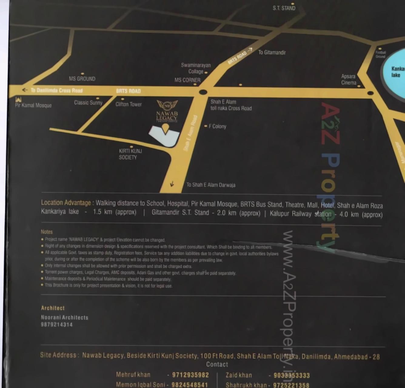  of real estate project Nawab Legacy located at Danilimda, Ahmedabad, Gujarat