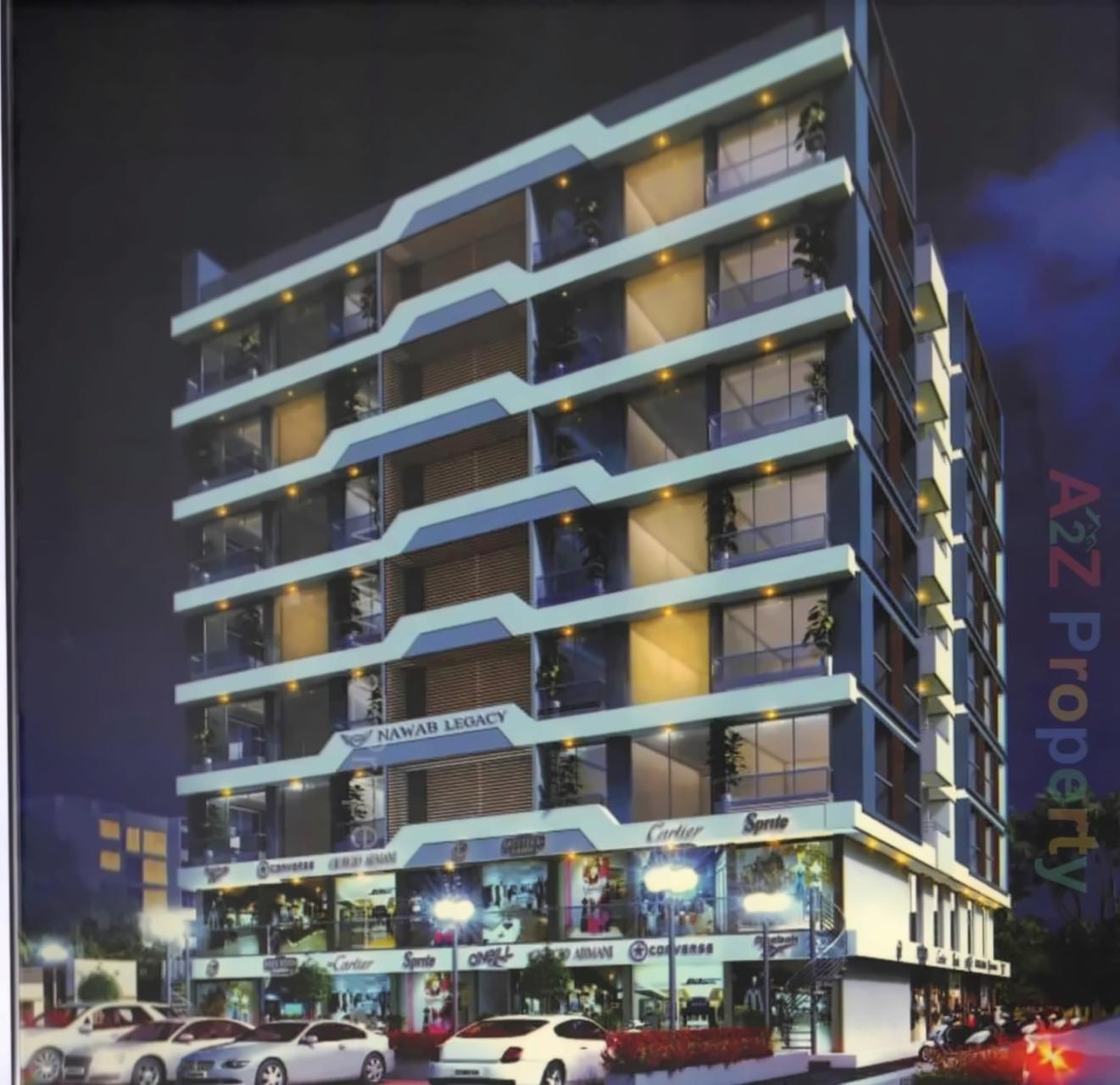 3D Elevation of real estate project Nawab Legacy located at Danilimda, Ahmedabad, Gujarat