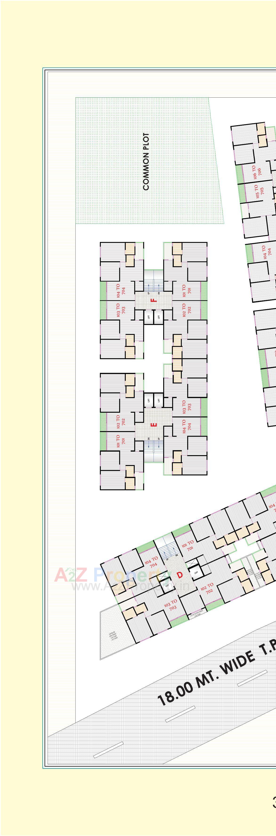 Layout of real estate project Nb Sky located at Ahmedabad, Ahmedabad, Gujarat