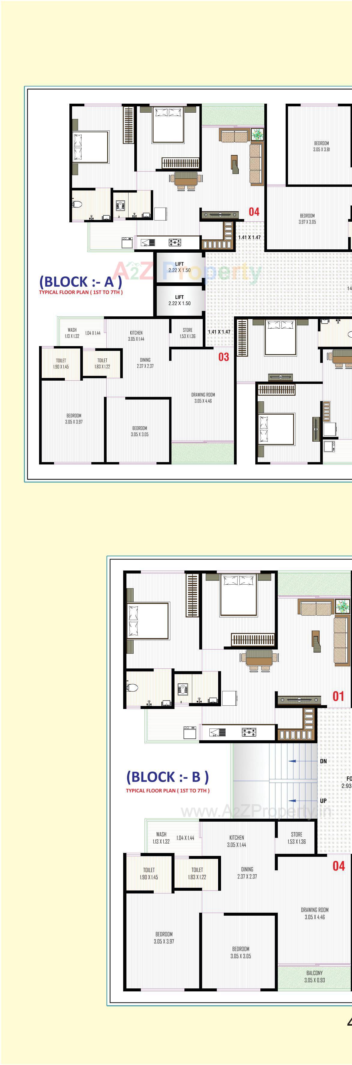 Layout of real estate project Nb Sky located at Ahmedabad, Ahmedabad, Gujarat