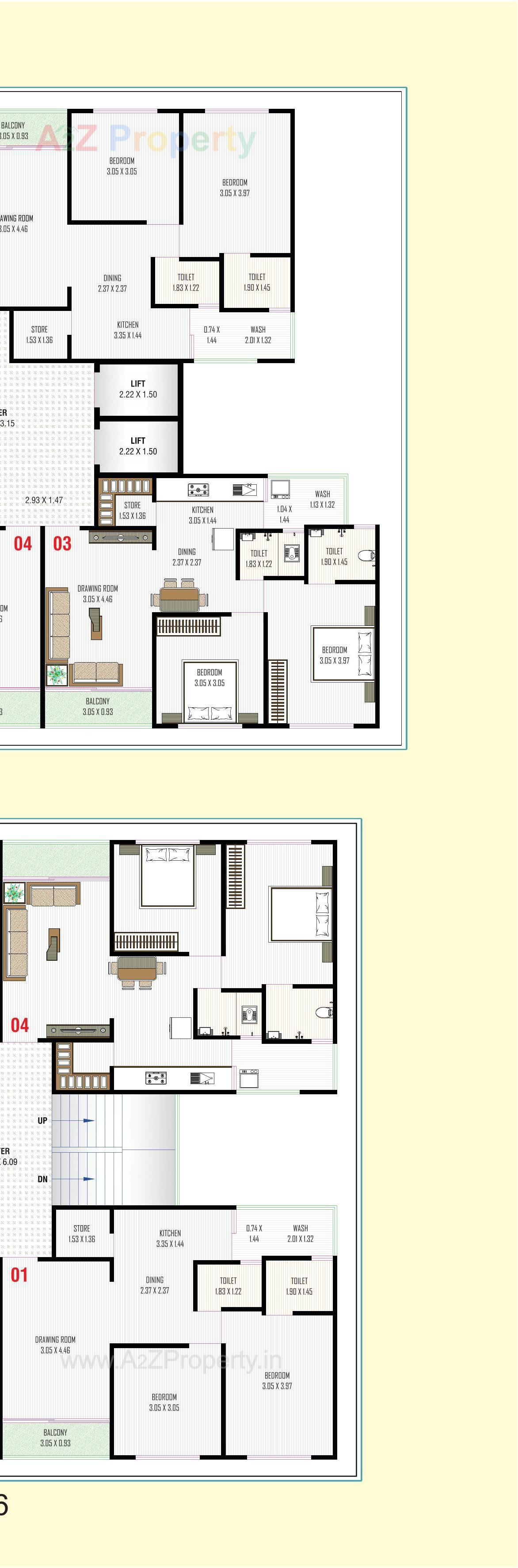 Layout of real estate project Nb Sky located at Ahmedabad, Ahmedabad, Gujarat