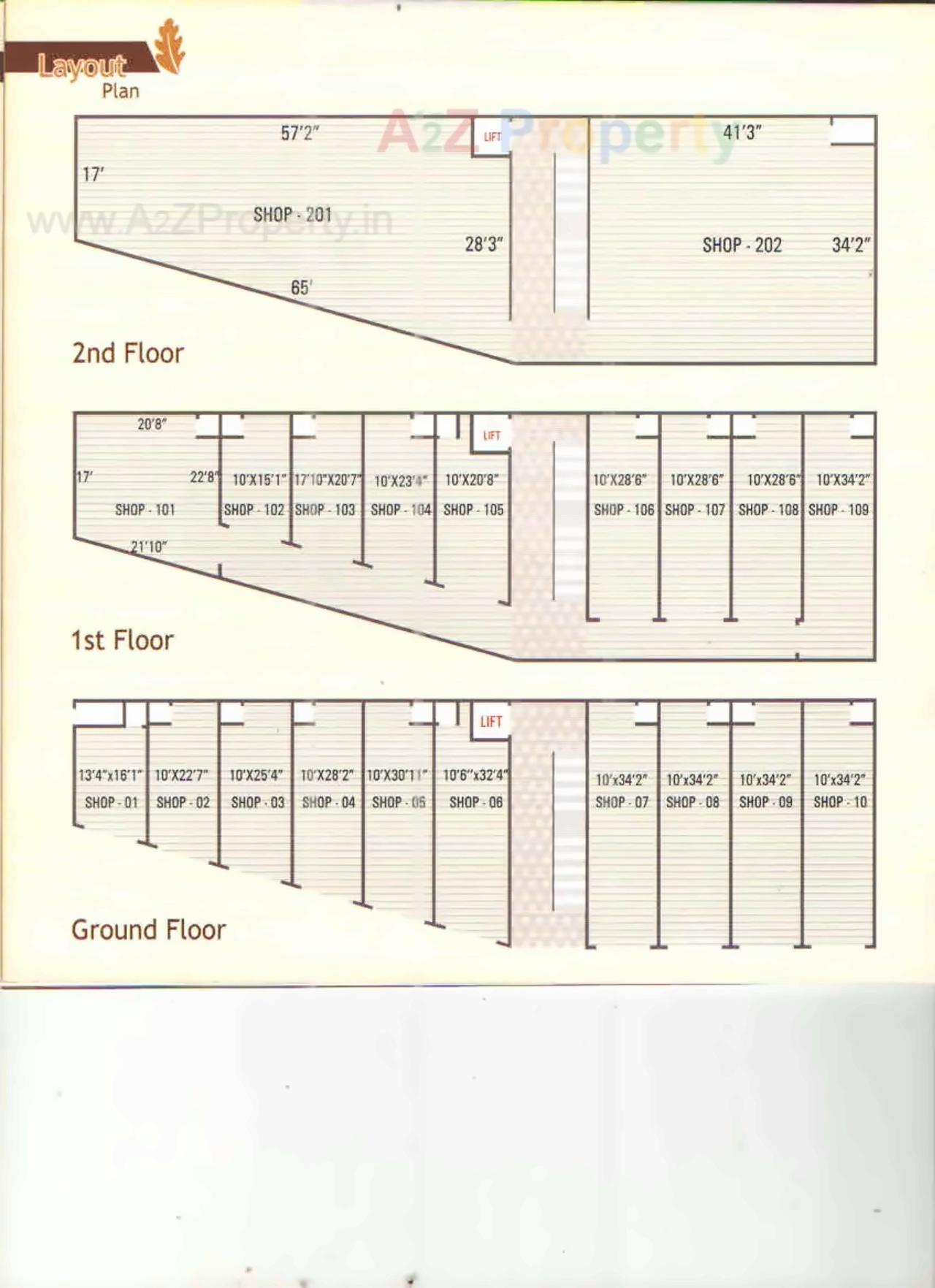 Layout of real estate project Neel Arcade Bunglows located at City, Ahmedabad, Gujarat