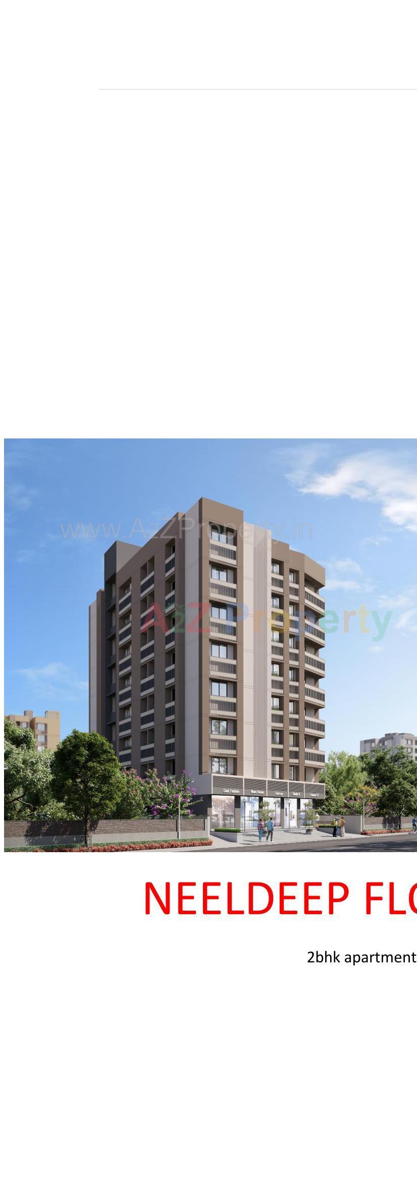 3D Elevation of real estate project Neel Deep Flora located at Vatva, Ahmedabad, Gujarat