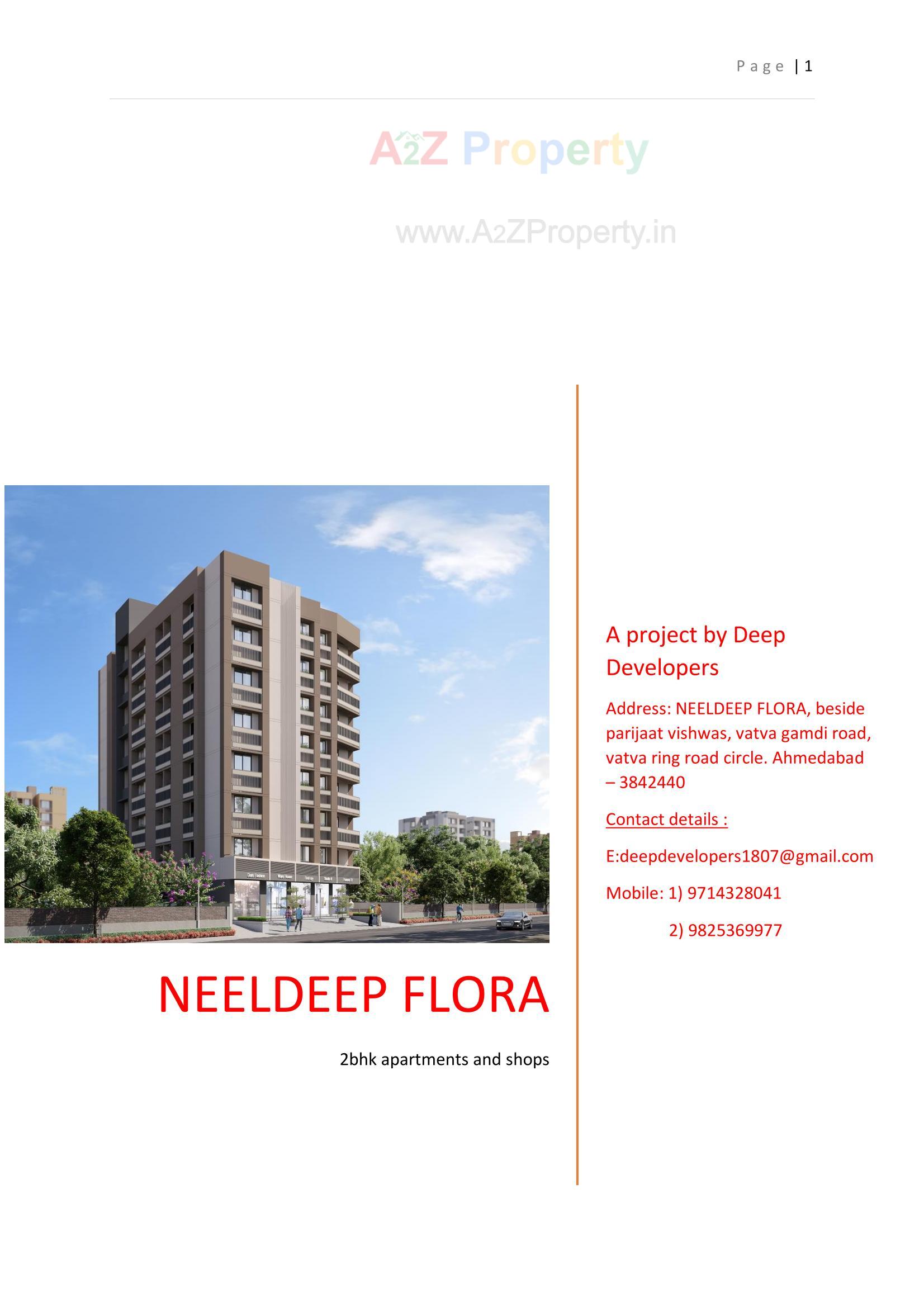  of real estate project Neel Deep Flora located at Vatva, Ahmedabad, Gujarat