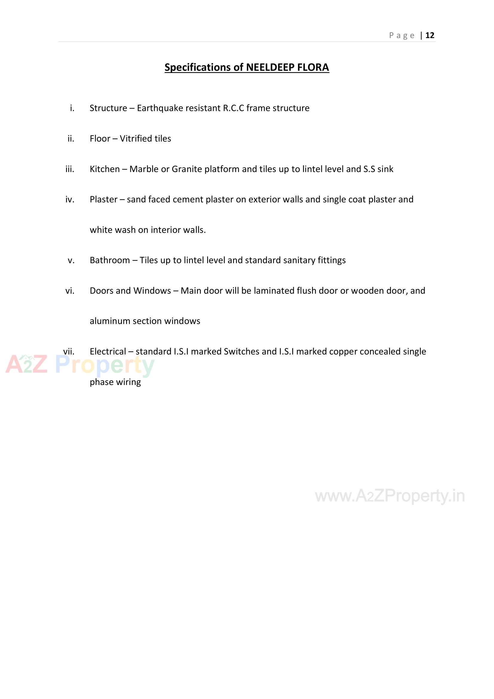  of real estate project Neel Deep Flora located at Vatva, Ahmedabad, Gujarat