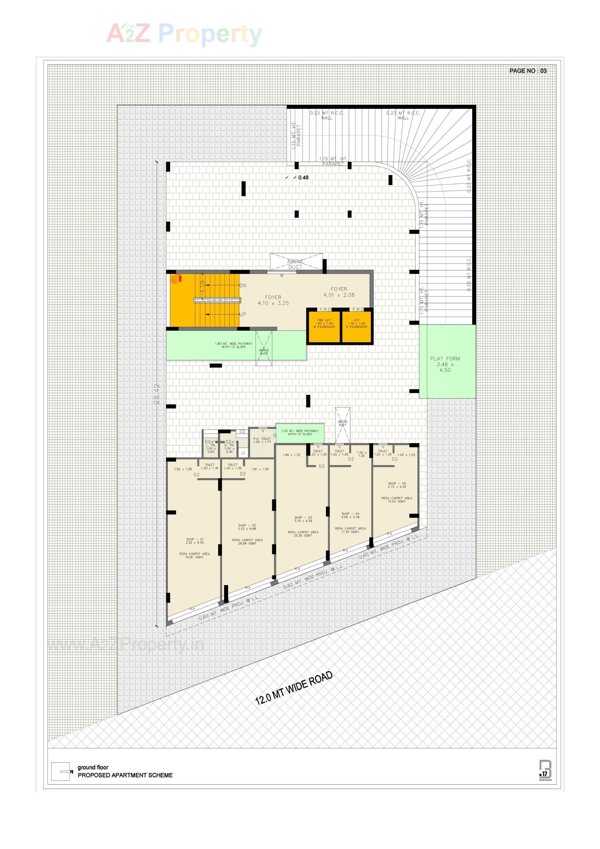 Layout of real estate project Neel Deep Flora located at Vatva, Ahmedabad, Gujarat