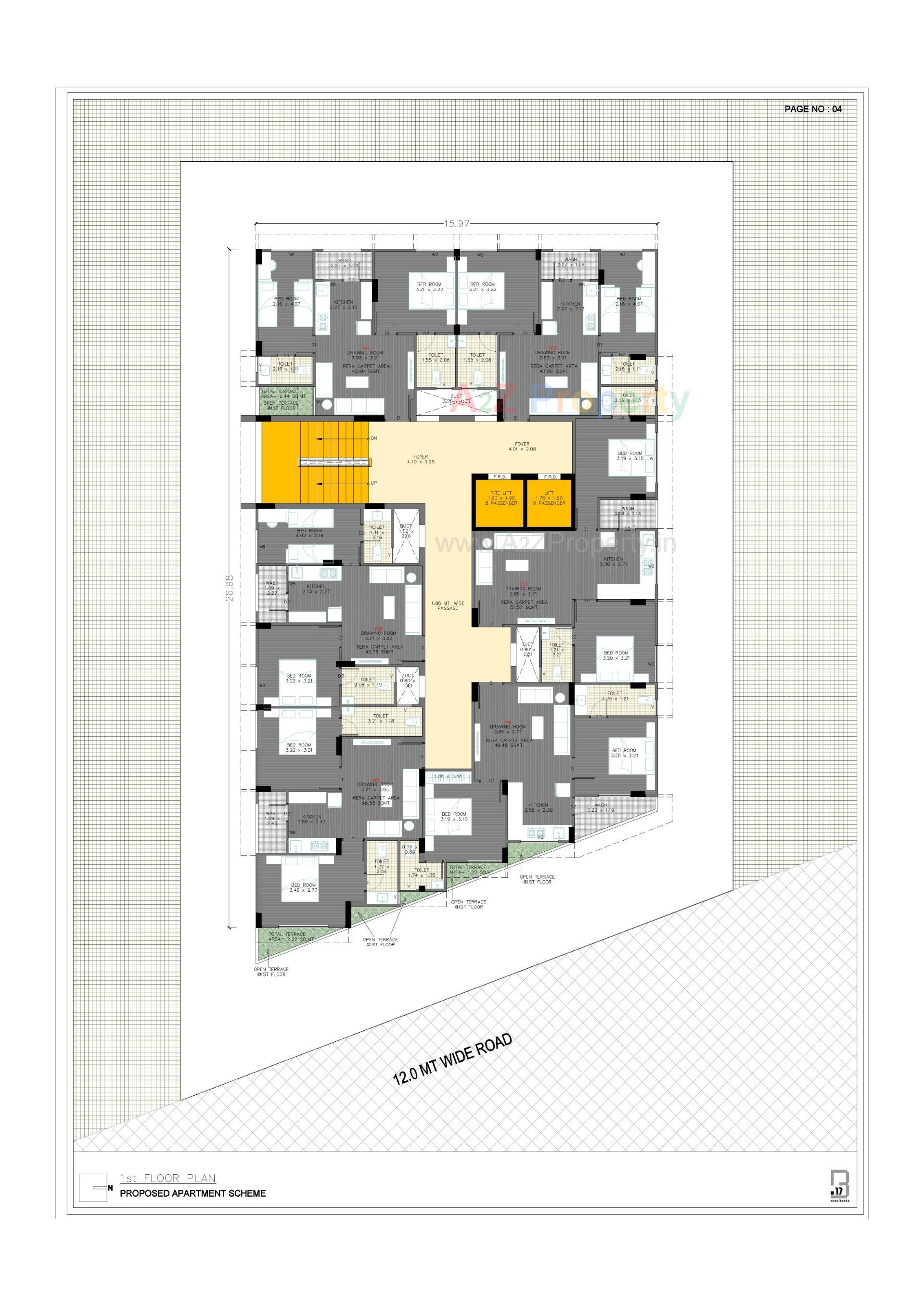Layout of real estate project Neel Deep Flora located at Vatva, Ahmedabad, Gujarat