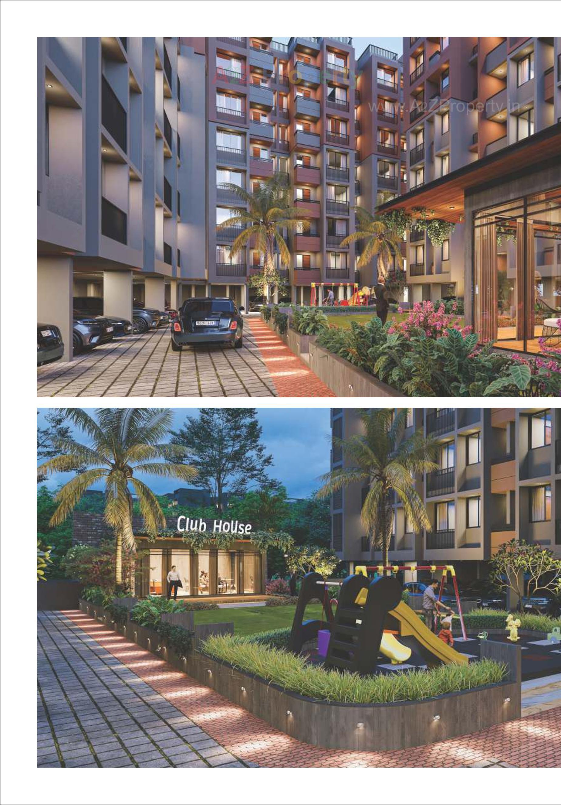 3D Elevation of real estate project Neelkanth Greens located at Vatva, Ahmedabad, Gujarat