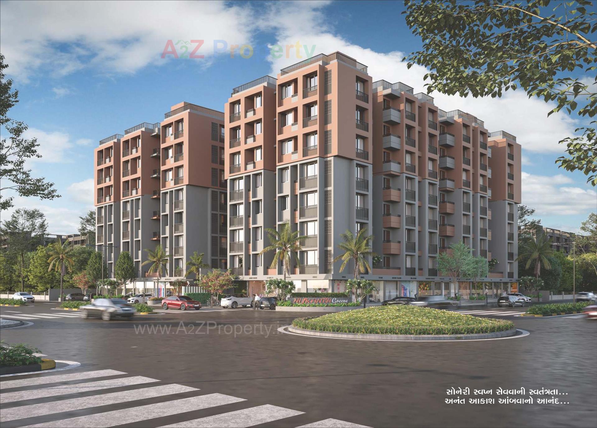 3D Elevation of real estate project Neelkanth Greens located at Vatva, Ahmedabad, Gujarat