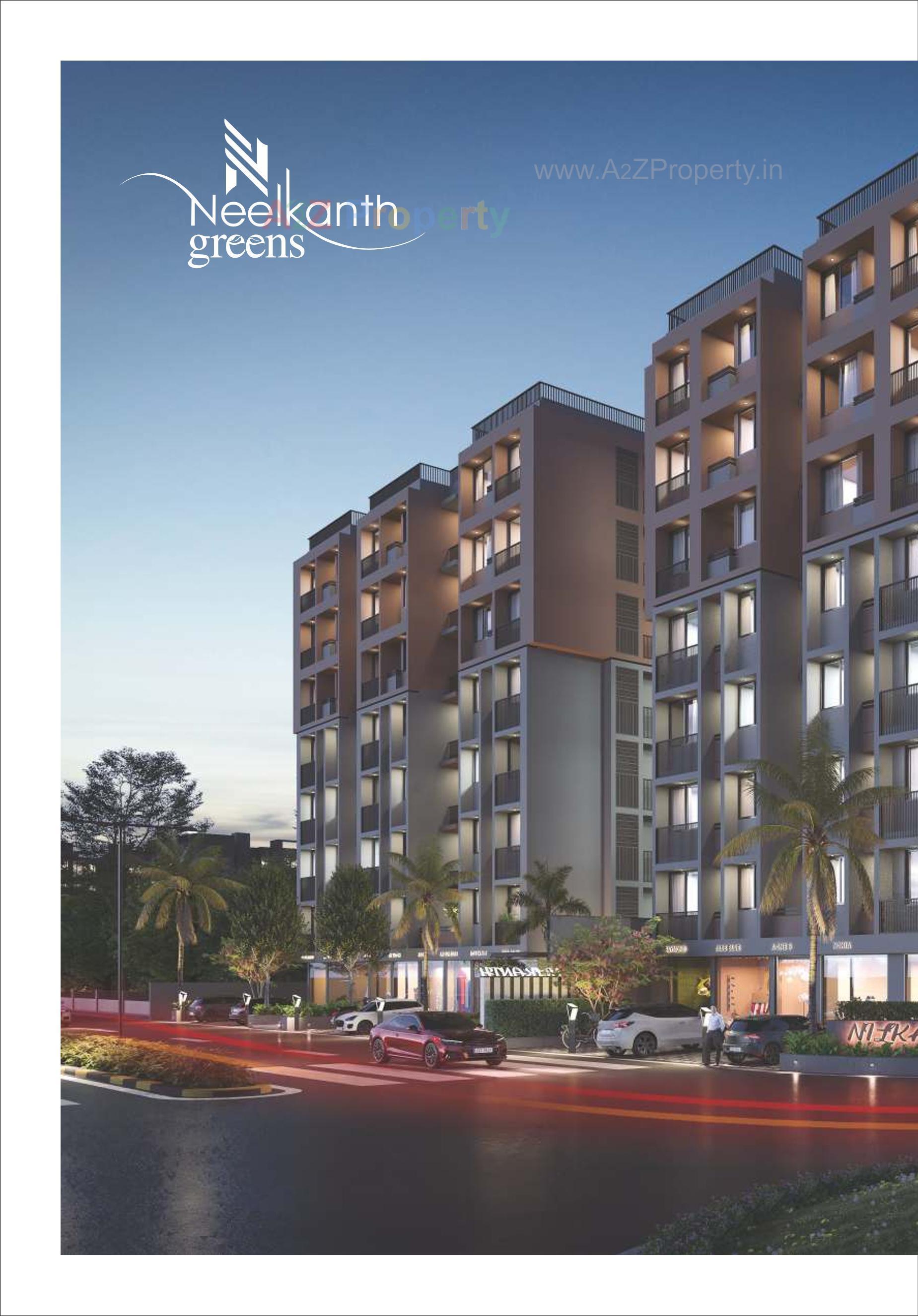 3D Elevation of real estate project Neelkanth Greens located at Vatva, Ahmedabad, Gujarat