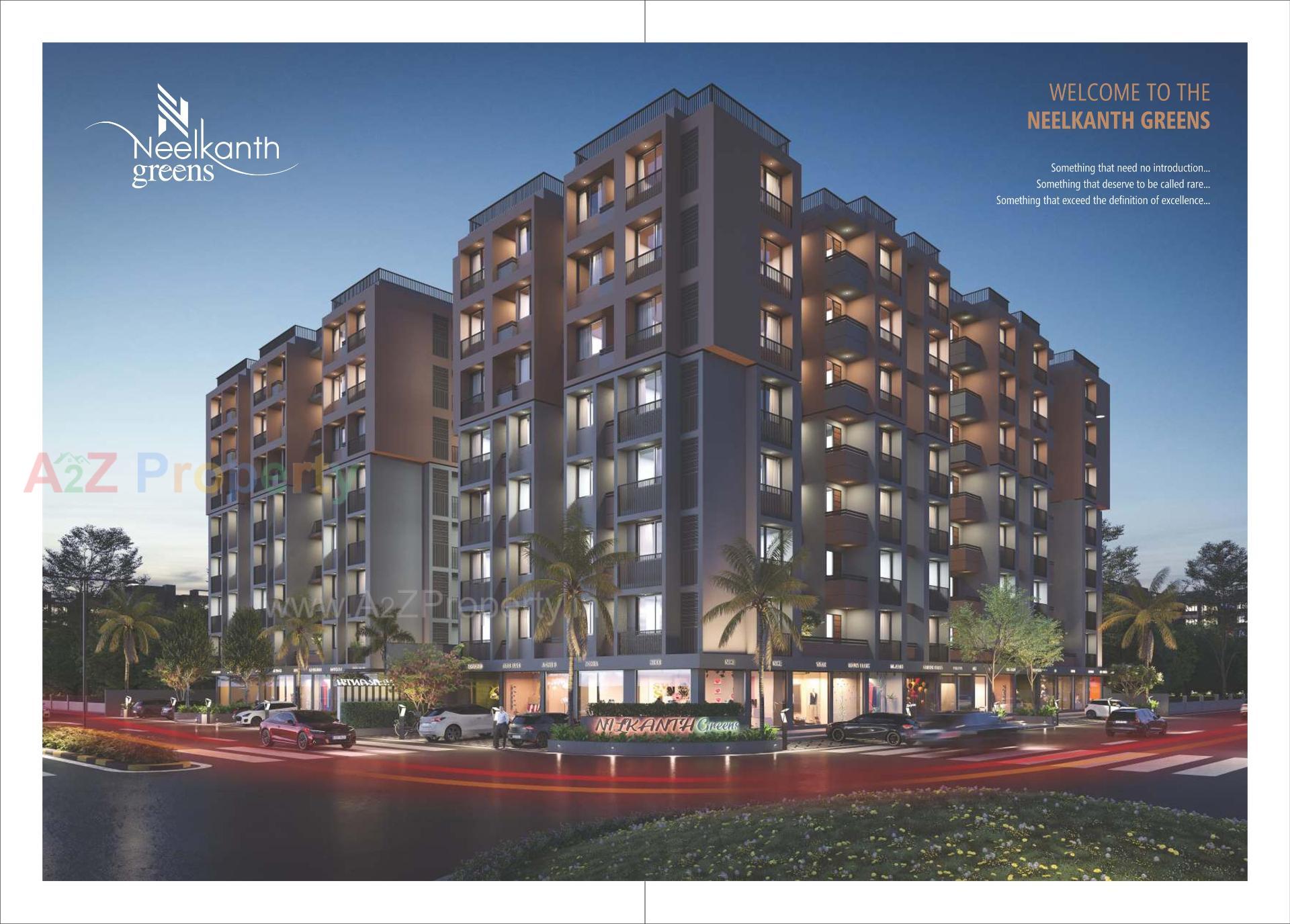 3D Elevation of real estate project Neelkanth Greens located at Vatva, Ahmedabad, Gujarat