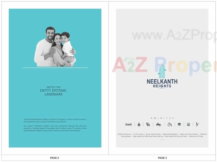  of real estate project Neelkanth Heights located at Zundal, Ahmedabad, Gujarat