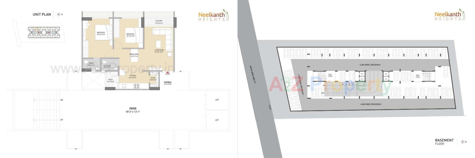 Layout of real estate project Neelkanth Heights located at Sanand, Ahmedabad, Gujarat