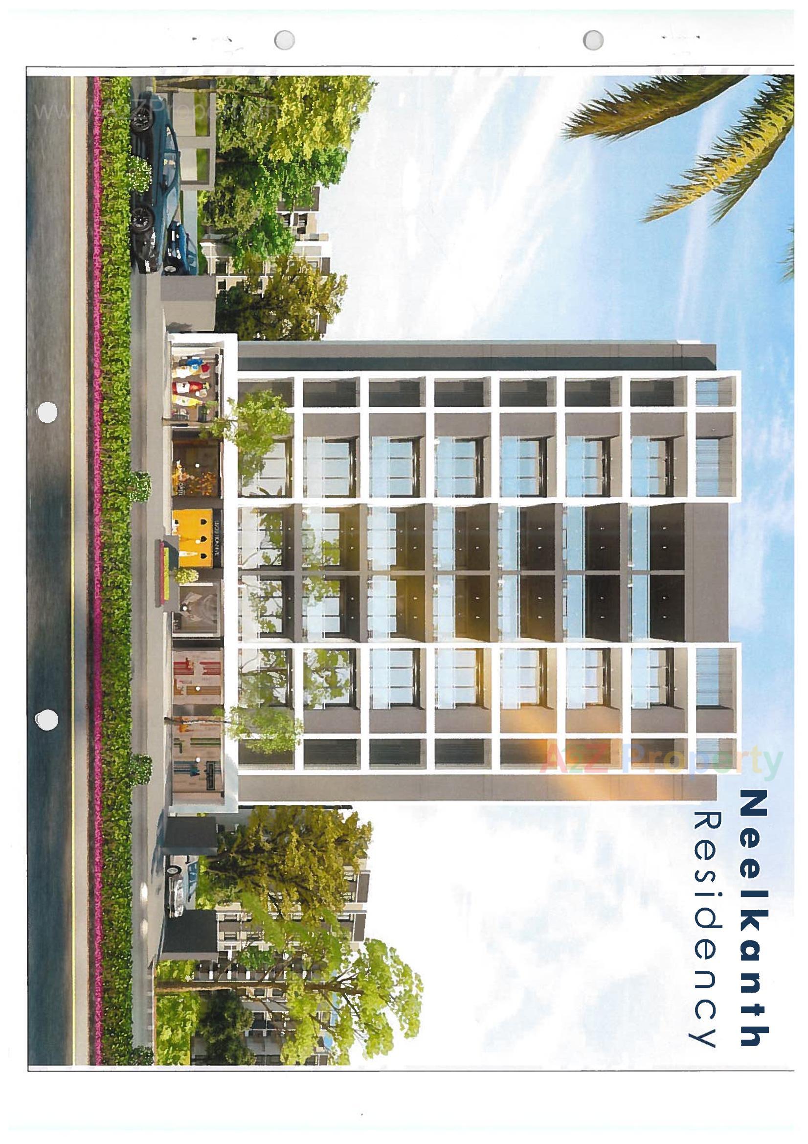 3D Elevation of real estate project Neelkanth Residency located at Sanand, Ahmedabad, Gujarat