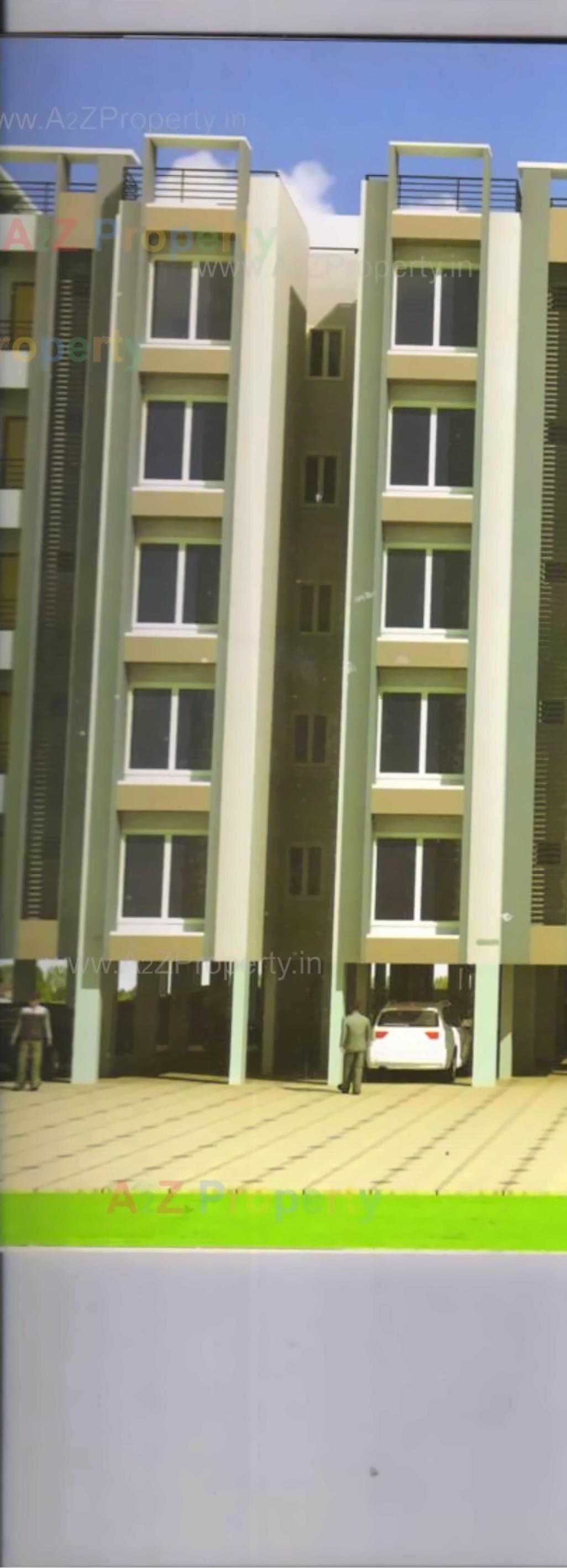 3D Elevation of real estate project Neelkanth Status located at Sardarnagar, Ahmedabad, Gujarat