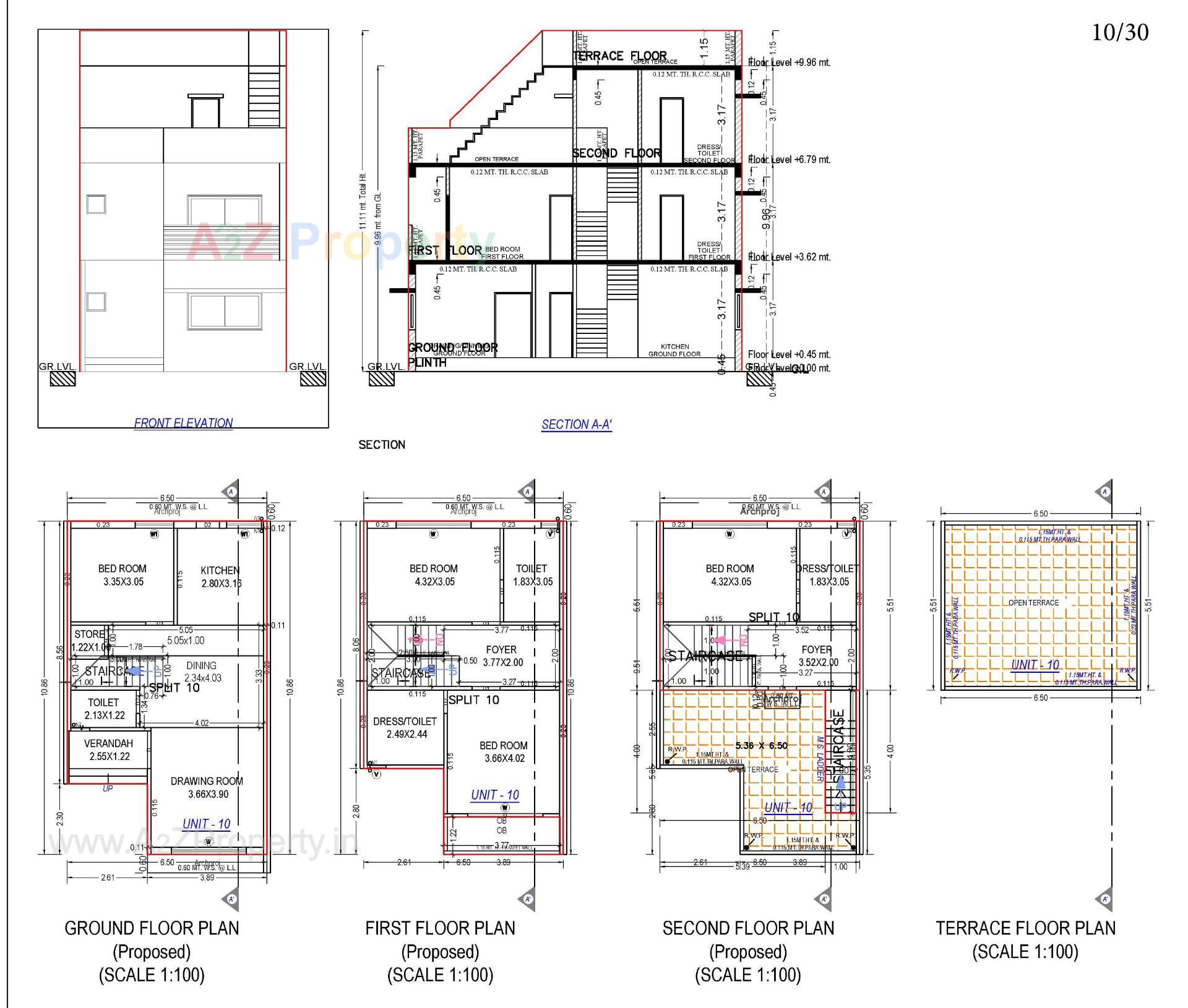 Layout of real estate project Neelkanth Villa located at Ahmedabad, Ahmedabad, Gujarat