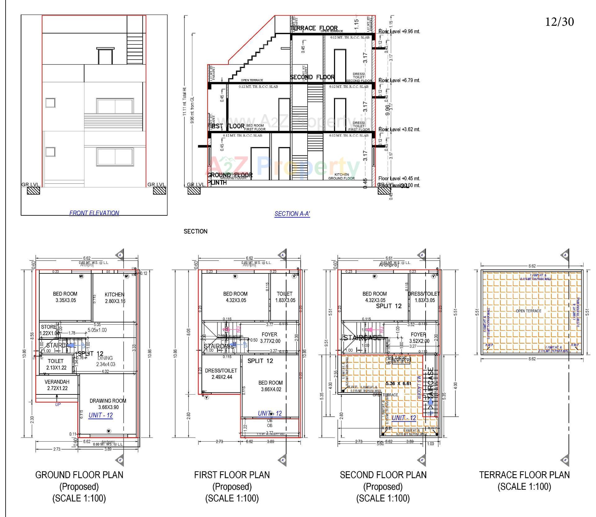 Layout of real estate project Neelkanth Villa located at Ahmedabad, Ahmedabad, Gujarat
