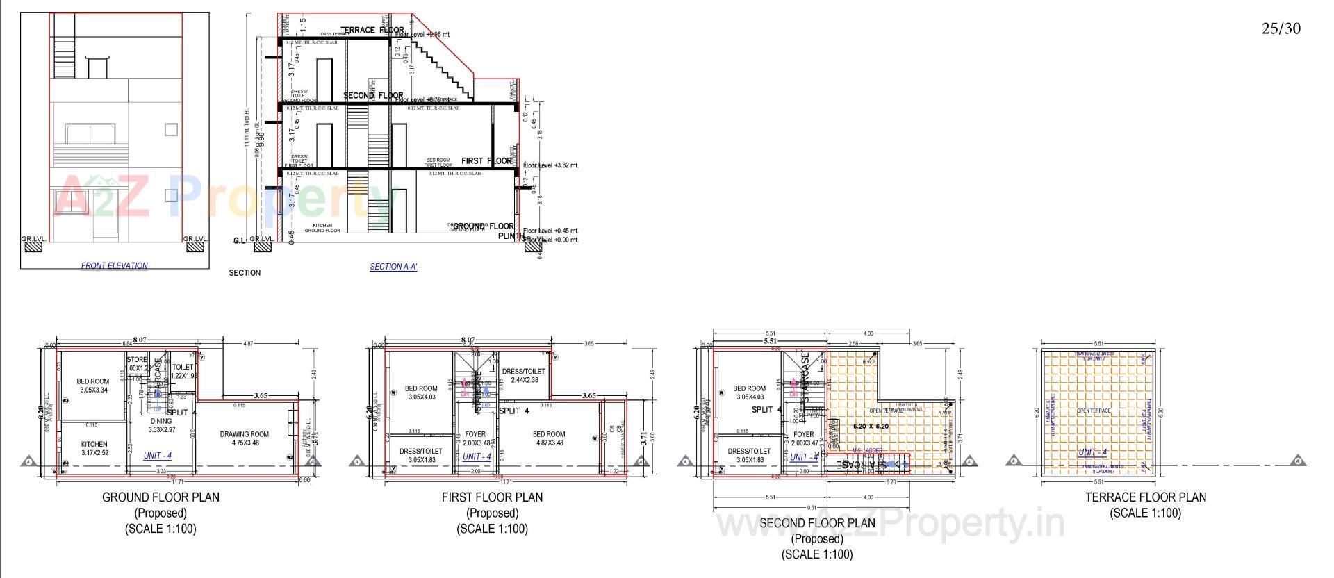Layout of real estate project Neelkanth Villa located at Ahmedabad, Ahmedabad, Gujarat