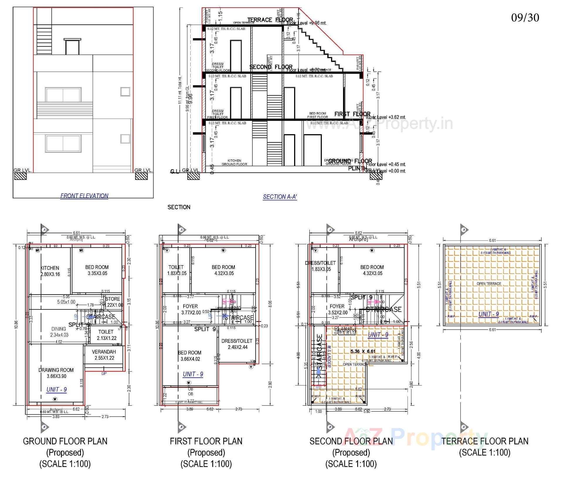 Layout of real estate project Neelkanth Villa located at Ahmedabad, Ahmedabad, Gujarat
